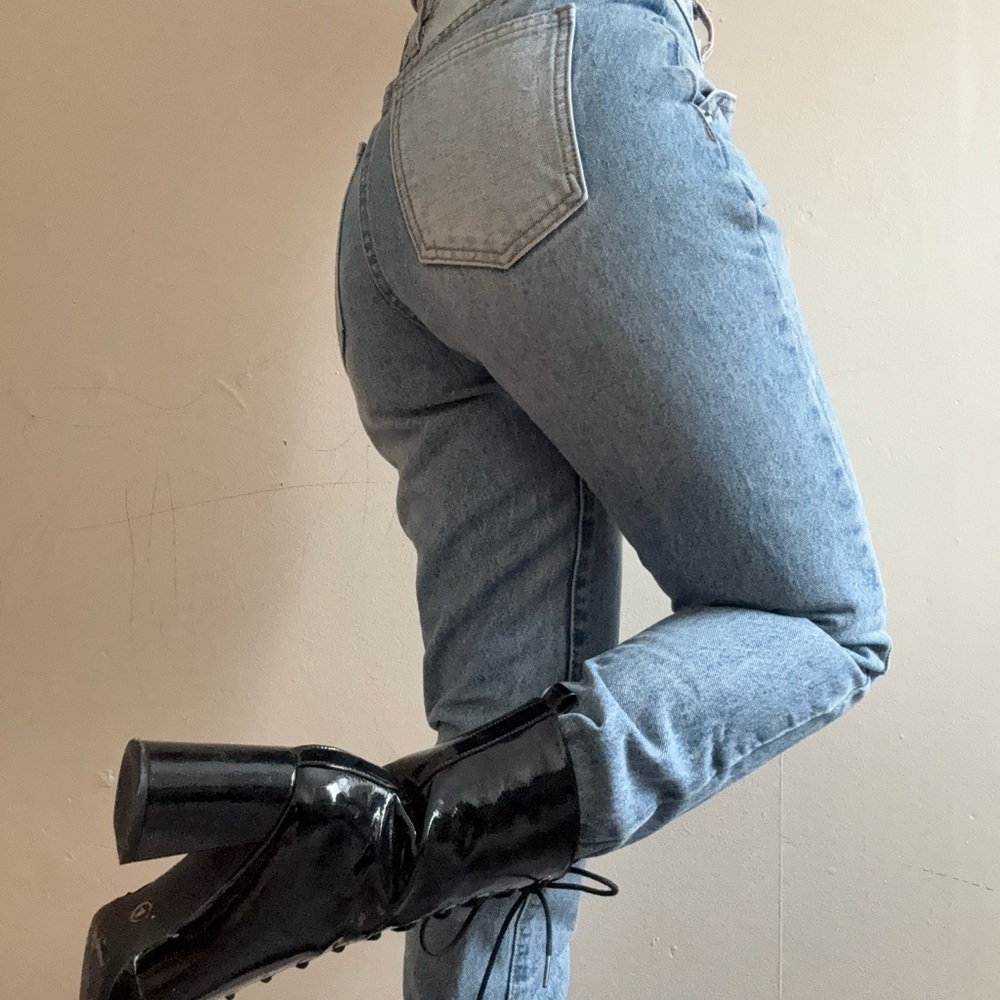 Princess Polly Blue Skinny Jeans High-Waisted